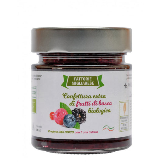 Confettura Extra di Frutti di Bosco Bio 280g x6 – Migliarese