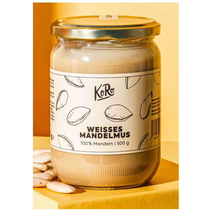 Crema di Mandorle Bianca | Biologica | 6 x 500 g