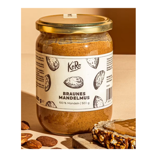 Crema di Mandorle Scura |Biologica | 6 x 500 g